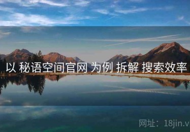 以 秘语空间官网 为例 拆解 搜索效率
